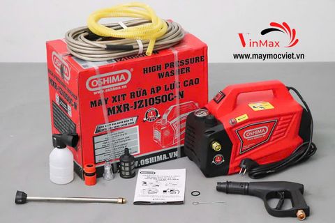 Máy Xịt Rửa OSHIMA MXR-JZ 1050C-N 2.8kW Đỏ Điện 1 Pha