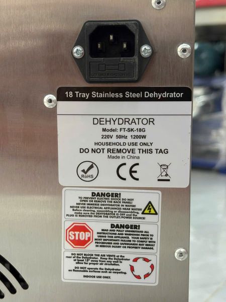 Máy Sấy Thực Phẩm Dùng Trong Gia Đình Turbo FTSK18G