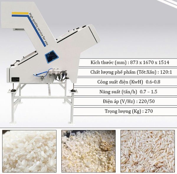 Máy tách màu gạo TAKYO TK – M80