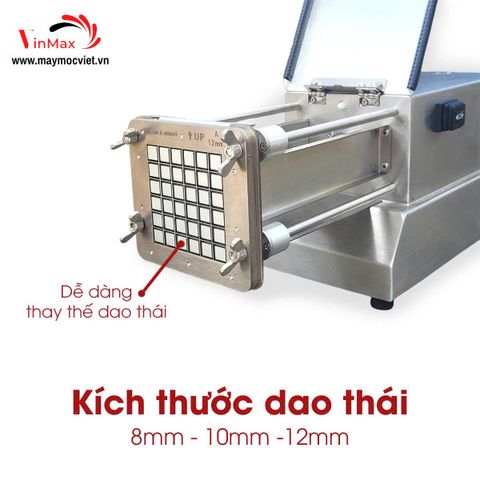 Máy thái củ quả mini dạng con chì Turbo TBC260