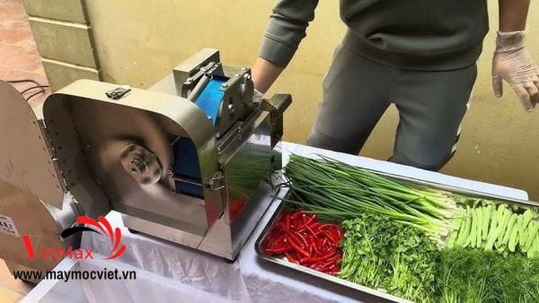 Máy thái hành lá, lá chanh, ớt, sả đa năng Turbo TBH800