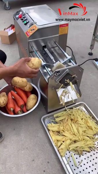 Máy thái khoai chiên, máy thái con chì công nghiệp Turbo TBK90