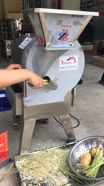 Máy thái sả, hành, tỏi, ớt công nghiệp Turbo TBS600