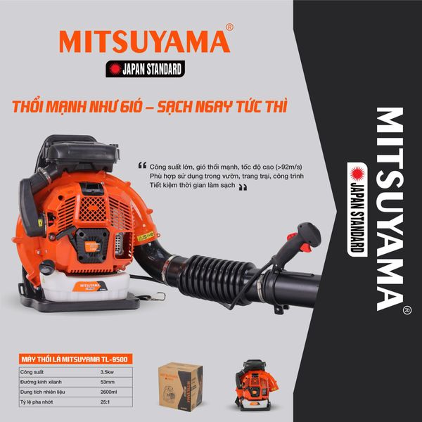 Máy thổi lá 2 thì Mitsuyama TL9500 công suất 3.5 kW