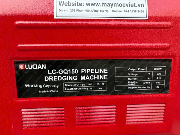 Máy Thông Tắc Cống, Đường Ống 2000W LC-GQ150