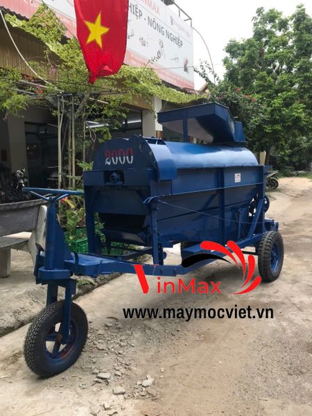 Máy Đập Ngô Liên Hoàn dài 2 mét Ngồi Lái Turbo TDN2000