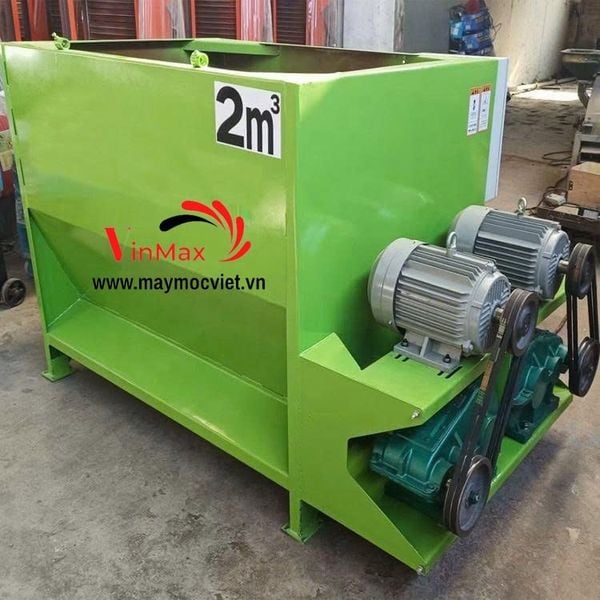 Máy Trộn Thức Ăn, Giá Thể Công Nghiệp Turbo TB2M