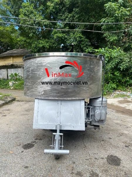 Máy Trộn Cưỡng Bức Inox 500L Motor 7.5kW