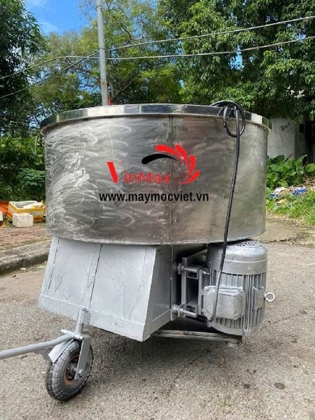 Máy Trộn Cưỡng Bức Inox 500L Motor 7.5kW