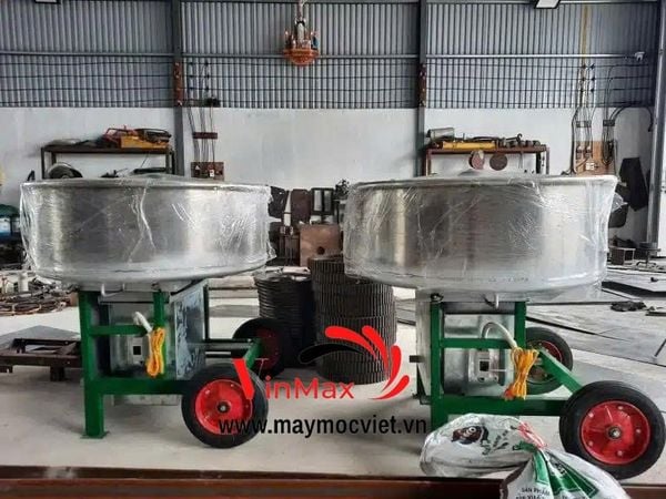Máy Trộn Cưỡng Bức Inox Turbo 250 Lít