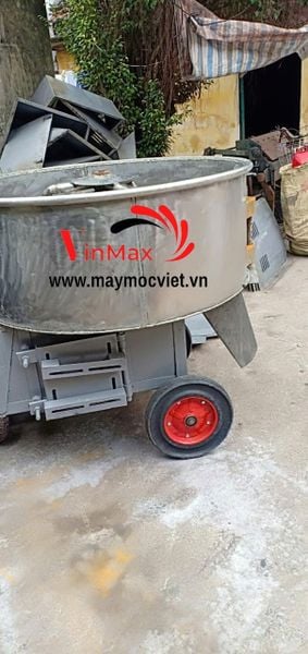 Máy Trộn Cưỡng Bức Inox 500L Motor 7.5kW