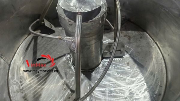 Máy Trộn Cưỡng Bức Inox 500L Motor 7.5kW
