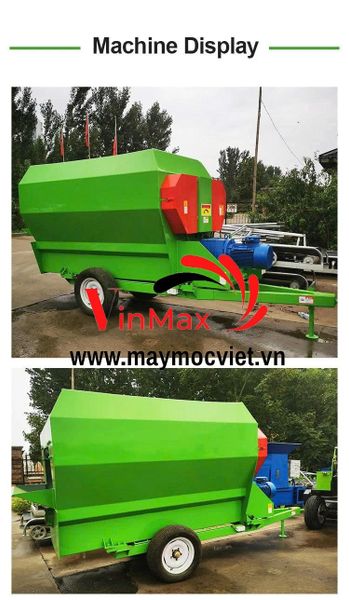 Máy Phối Trộn Thức Ăn Chăn Nuôi TMR Turbo TMR4