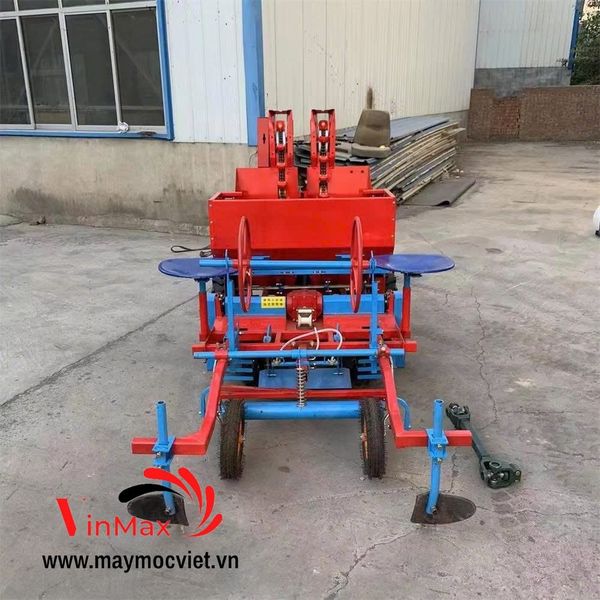 Máy Trồng Khoai Tây, Đào Rãnh, Gieo Hạt, Bón Phân, Che Phủ 2 Hàng Turbo TBK2