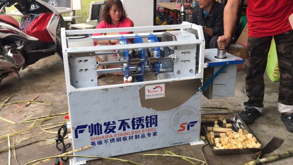 Máy tước vỏ mía và cắt khúc mía Turbo TBTC2000