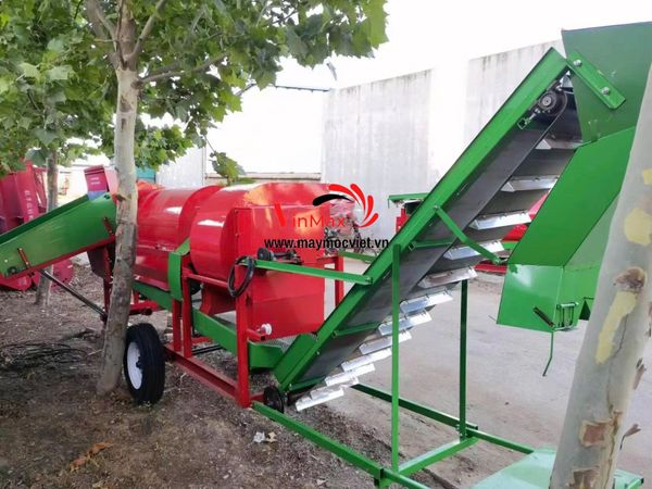 Máy Tuốt Lạc Liên Hợp Gắn Máy Kéo 2 Tấn/Giờ Shoshin SS2000