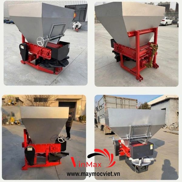 MÁY RẢI PHÂN, VÃI PHÂN BÓN GẮN MÁY KÉO TURBO TBP10