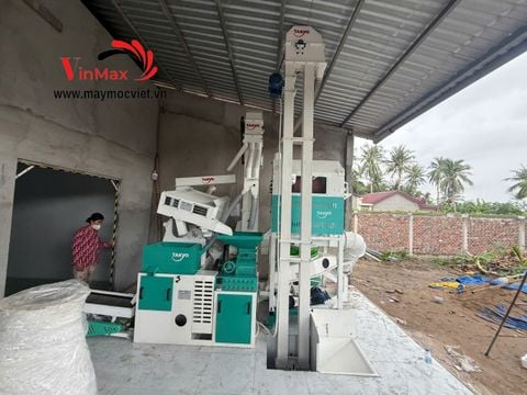 Dàn máy xay xát gạo liên hoàn tự động Takyo TK20-18CN