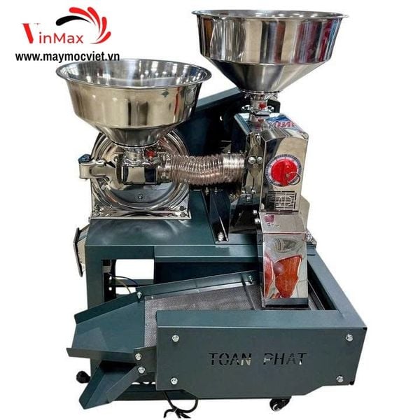 Máy Xát Nghiền Gạo Đa Năng Toàn Phát TF800 INOX