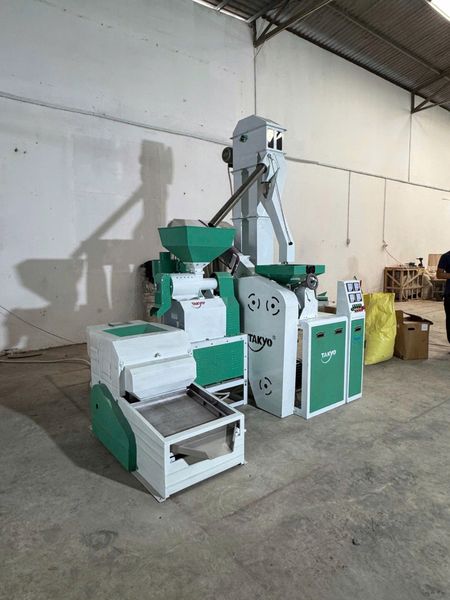 Dàn Máy Xát Gạo Liên Hoàn Takyo TK1200 mẫu mới cải tiến hiện đại