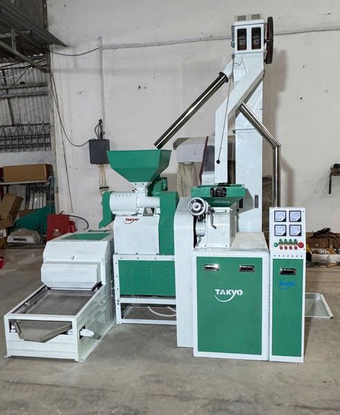 Dàn Máy Xát Gạo Liên Hoàn Takyo TK1200 mẫu mới cải tiến hiện đại