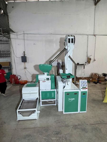 Dàn Máy Xát Gạo Liên Hoàn Takyo TK1200 mẫu mới cải tiến hiện đại