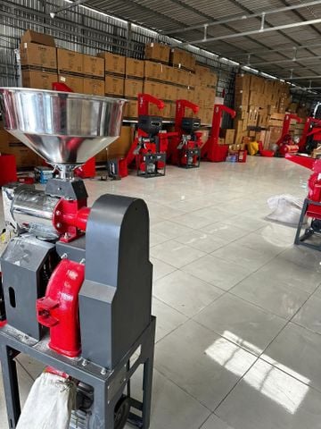 Máy xát gạo trắng mini Takyo TK195 phễu inox