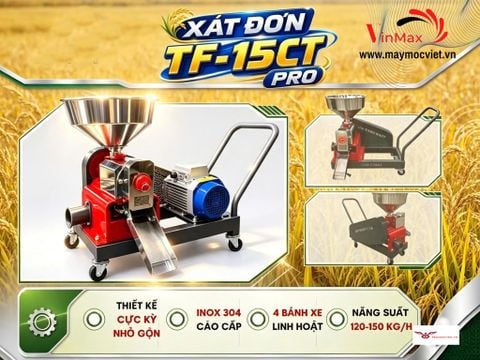 Máy Xát Gạo Mini Cho Gia Đình Toàn Phát TF-15CT