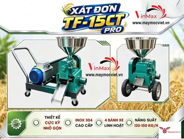 Máy Xát Gạo Mini Cho Gia Đình Toàn Phát TF-15CT
