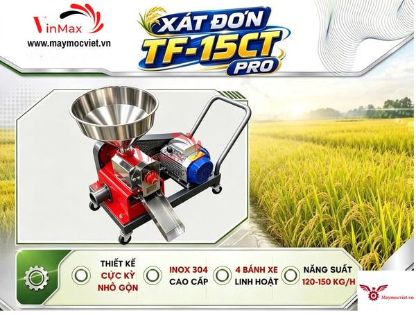 Máy Xát Gạo Mini Cho Gia Đình Toàn Phát TF-15CT