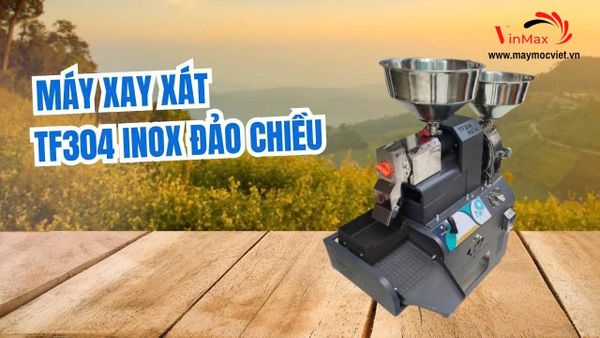 Máy xay xát Toàn Phát TF304 Inox đảo chiều 3 tác dụng sàng rung lọc sạn