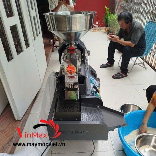 Máy xay xát Toàn Phát TF304 Inox đảo chiều 3 tác dụng sàng rung lọc sạn