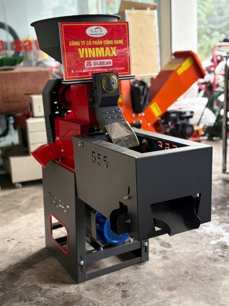 Máy Xát Gạo, Vỡ Hạt Mini Toàn Phát TF555S Có Hộp Lọc Sạn