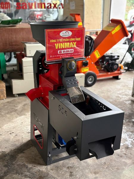Máy Xát Gạo, Vỡ Hạt Mini Toàn Phát TF555S Có Hộp Lọc Sạn
