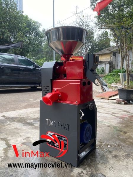 Máy Xát Gạo, Vỡ Hạt Toàn Phát Mini 555 Mẫu Mới