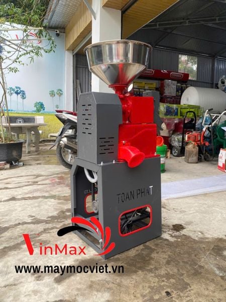 Máy Xát Gạo, Vỡ Hạt Toàn Phát Mini 555 Mẫu Mới
