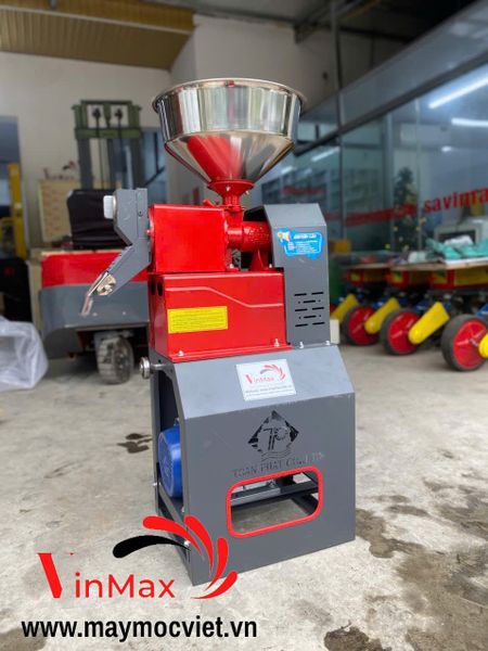 Máy Xát Gạo, Vỡ Hạt Toàn Phát Mini 555 Mẫu Mới