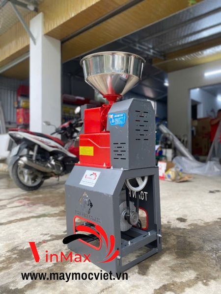 Máy Xát Gạo, Vỡ Hạt Toàn Phát Mini 555 Mẫu Mới