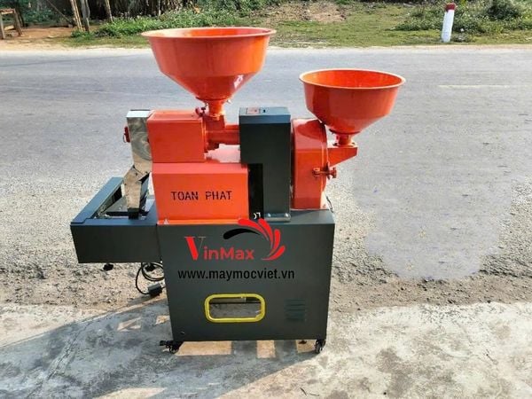 Máy xát nghiền 2 tác dụng Toàn Phát TF58