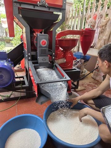 Máy xay xát gạo 3 pha kèm gầu tải Takyo TK1100 – Động cơ 15kW