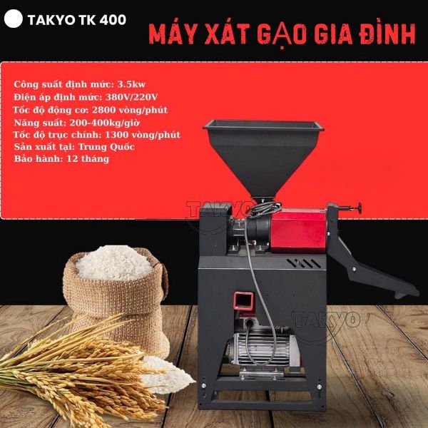 Máy Xát Gạo Takyo TK400