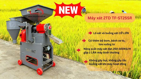 Máy Xát Nghiền 2 Tác Dụng TF-ST25