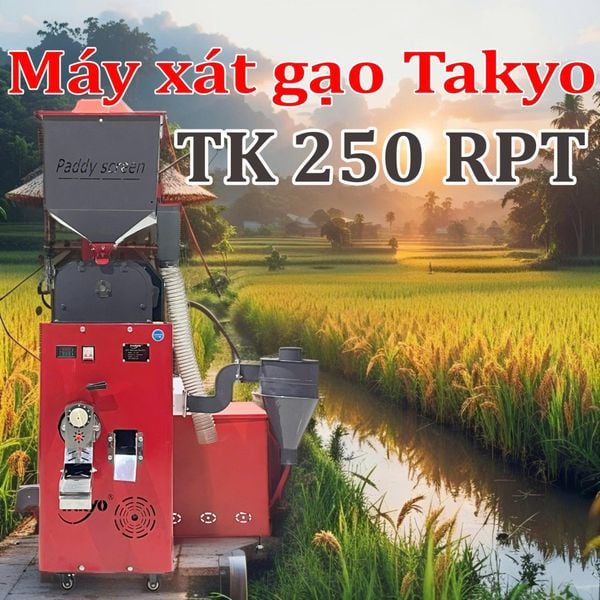 Máy xát gạo trắng, gạo lứt Takyo TK250RPT