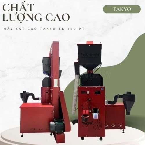 Máy xát gạo trắng, gạo lứt Takyo TK250RPT