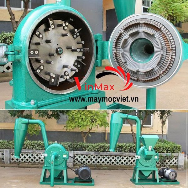 Máy nghiền thức ăn cho Gia súc, Gia cầm, Cá Turbo TBX45