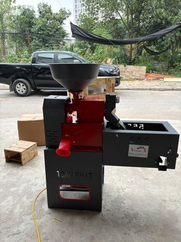 Máy Xay Xát Gạo Mini Hộp Lọc Sàng Rung TF555