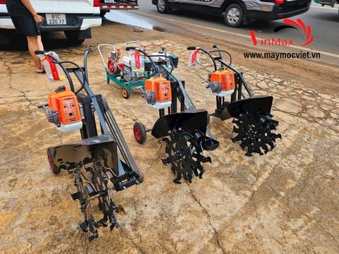 Máy đào rãnh, đào bồn mini động cơ 3HP Turbo TBR2200