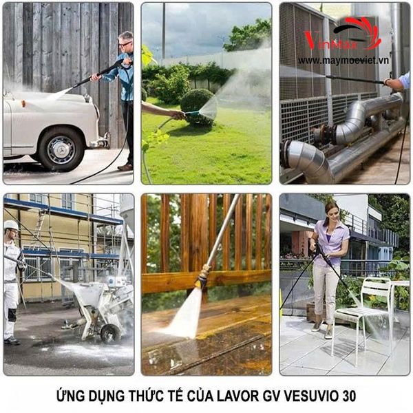 Máy rửa xe hơi nước nóng chính hãng Lavor GV vesuvio 30