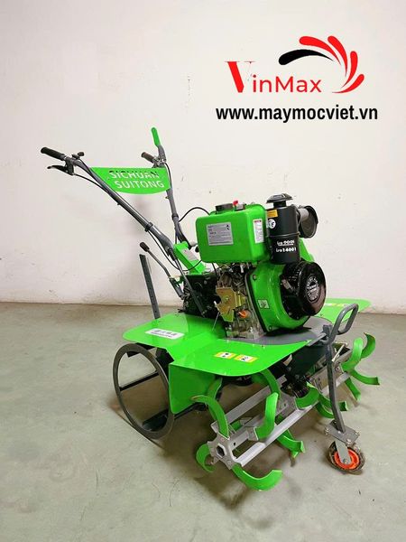 Máy Xới Đất 2 Cầu Phay Trước Chạy Dầu Turbo TBX186