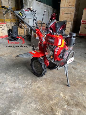 Máy Xới Đất Chạy Dầu Kama 173F Đỏ